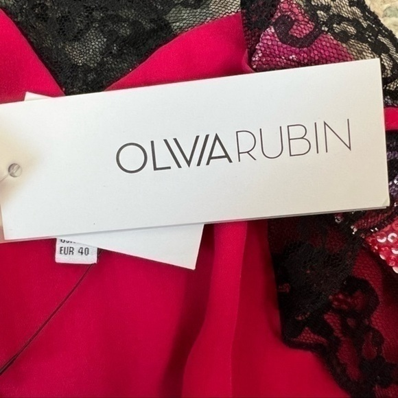 Olivia Ruben womens Rainbow Stripe Sequin Sleeveless Top size 8 - Picture 11 of 12